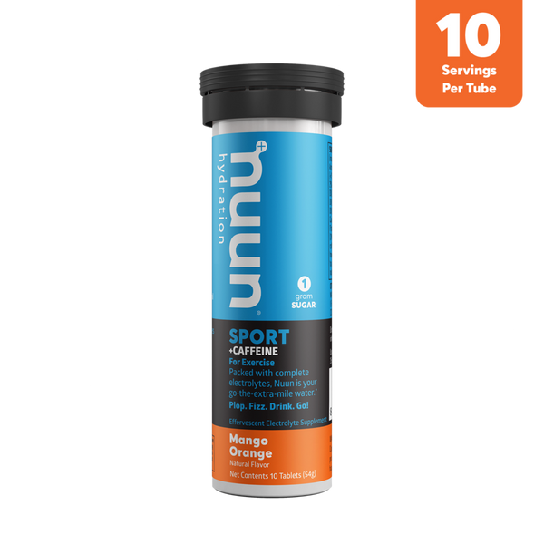 Nuun - Sport+Caffeine, Mango Orange