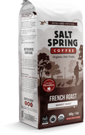 Salt Spring Coffee - French Roast, Whole Bean, Darkest Roast, Organic