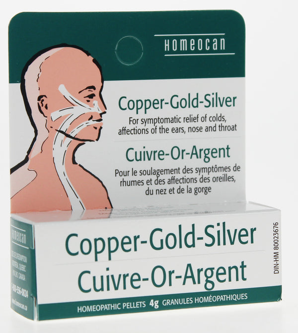 Homeocan - Copper-Gold-Silver Pellets