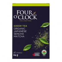 Four O'Clock Tea - Green Tea, Japanese Sencha Matcha