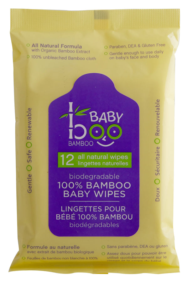 Boo Bamboo  - Baby Boo Biodegradable Travel Wipes