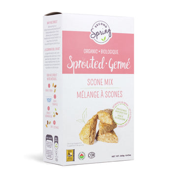 Second Spring Sprouted Foods - Sprouted Whole Grain Scone Mix
