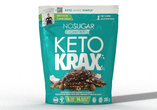 No Sugar Company - Keto Krax Dark Chocolatey Almond & Coconut