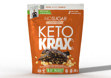 No Sugar Company - Keto Krax Dark Chocolatey Peanut Crunch