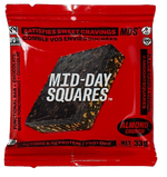 Mid-Day Squares -  Singles, Functional Chocolate Bar w/Fibre & Protein, Plant-based, Almond Crunch