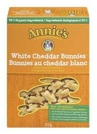 Annie's - Baked Snack Crackers, White Cheddar Bunnies