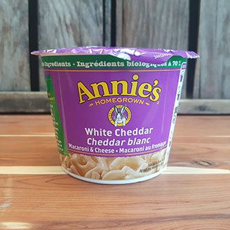 Annie's Organic White Cheddar Microwave Mac N Cheese Macaroni and