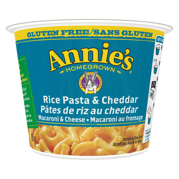 Annie's Homegrown - Microwavable Cup, Rice Macaroni & Cheddar