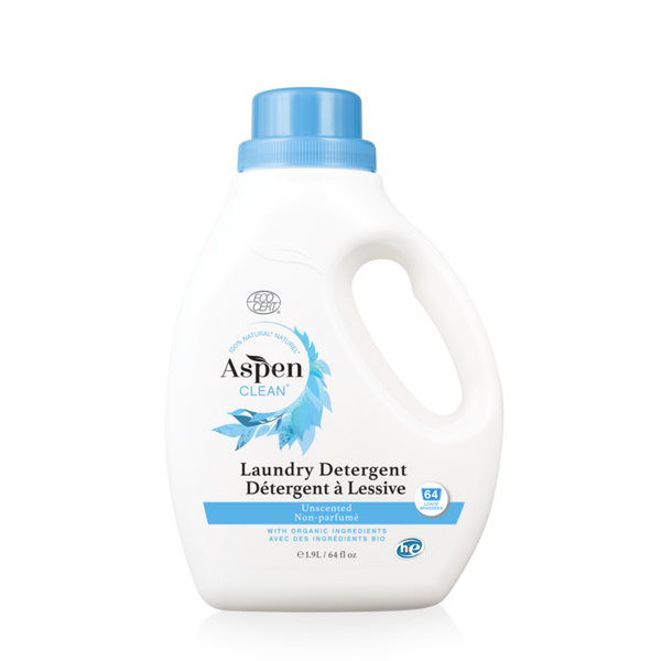 AspenClean - Laundry Detergent, Unscented, HE