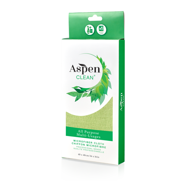 AspenClean - Microfibre Cloth, All Purpose, Professional Grade