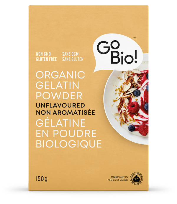GoBIO! Organics - Organic Gelatin Powder - 150g