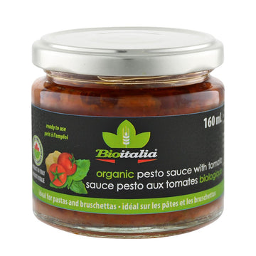 Bioitalia - Pesto w/Tomato, Ready-To-Use, Organic