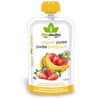 Bioitalia - Puree, Energy, Apple, Strawberry & Banana, Organic