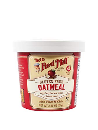 Bob's Red Mill - Single Serving Cup, Oatmeal w/Flax & Chia, Apple Cinnamon