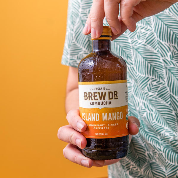 Brew Dr. Kombucha - Kombucha, Island Mango (bottle)