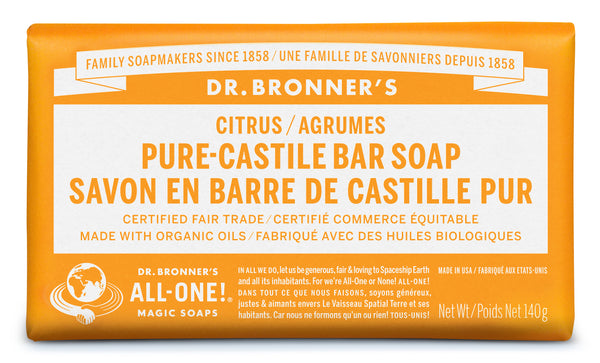 Dr. Bronner's Magic Soap - Citrus Orange Bar Soap