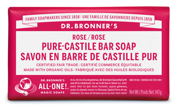 Dr. Bronner's Magic Soap - Rose Bar Soap