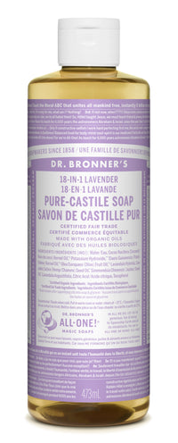 Dr. Bronner's Magic Soap - Lavender Pure-Castile Liquid Soap - 16oz