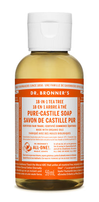 Dr. Bronner's Magic Soap - Tea Tree Pure-Castile Liquid Soap -2oz