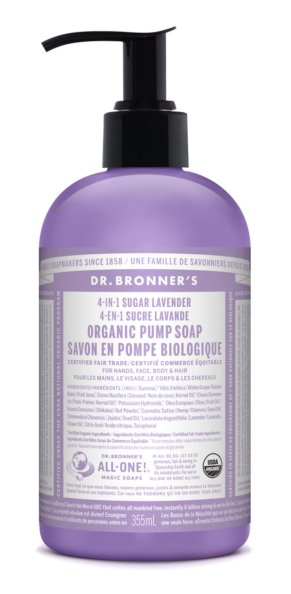 Dr. Bronner's Magic Soap - Lavender Sugar Pump Soap