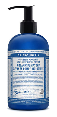 Dr. Bronner's Magic Soap - Peppermint Sugar Pump Soap Org