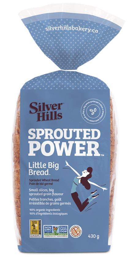 Silver Hills - Sprouted Power Wheat Bread, 100% Sprouted Grains, Little Big Bread (NGM/made w/organic ingredients)