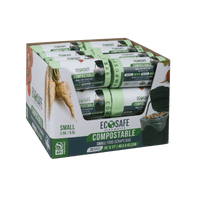 EcoSafe - Food Scraps Bags, Easy Tie Tops,Small (9.5L) (16"x17")