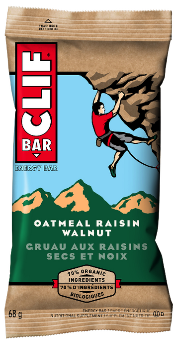 Clif - Bar - Oatmeal Raisin Walnut, 70% Organic