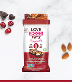 Love Good Fats - Chewy-Nutty, Plant-based, Dark Chocolatey Cranberry & Almond