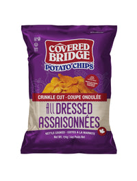 Covered Bridge - Potato Chips - All Dressed - Crinkle Cut - 170 g