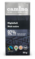 Camino - Dark Chocolate, Nightfall, 92% Cacao, Organic