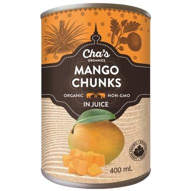 Cha's Organics - Mango, Chunks, In Juice, Organic
