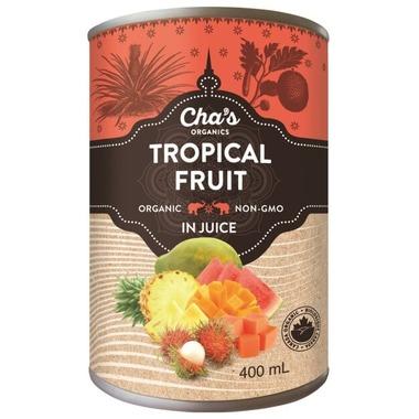 Cha's Organics - Tropical Fruit, In Juice, Organic
