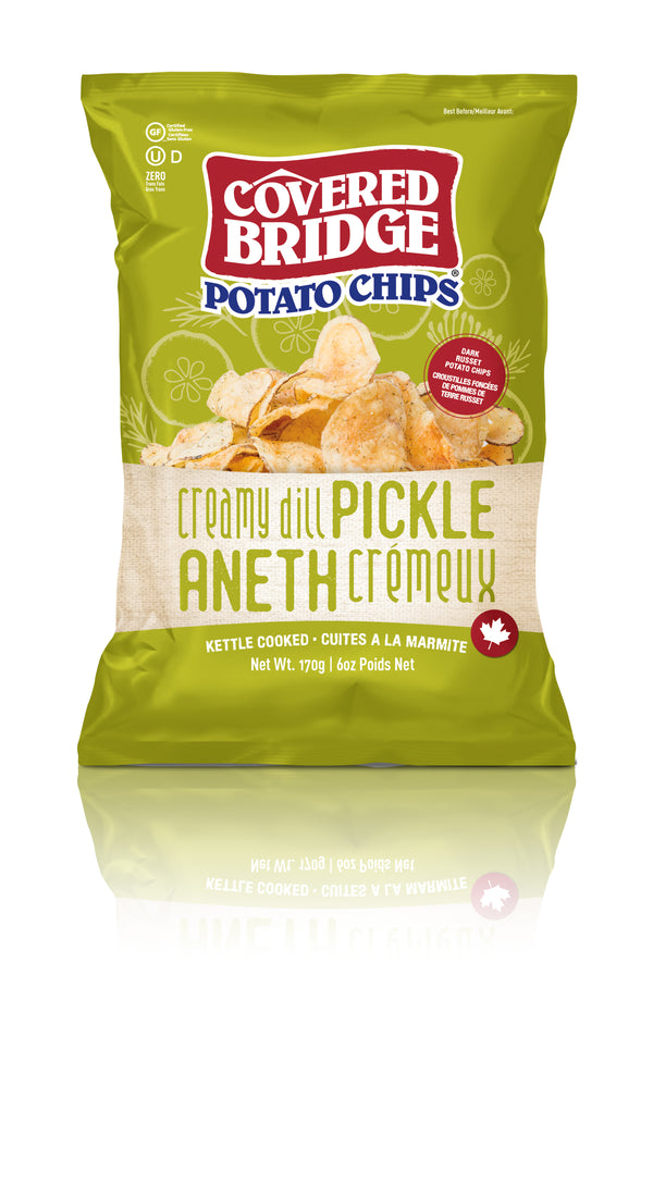 Covered Bridge - Potato Chips - Creamy Dill Pickle - 170 g