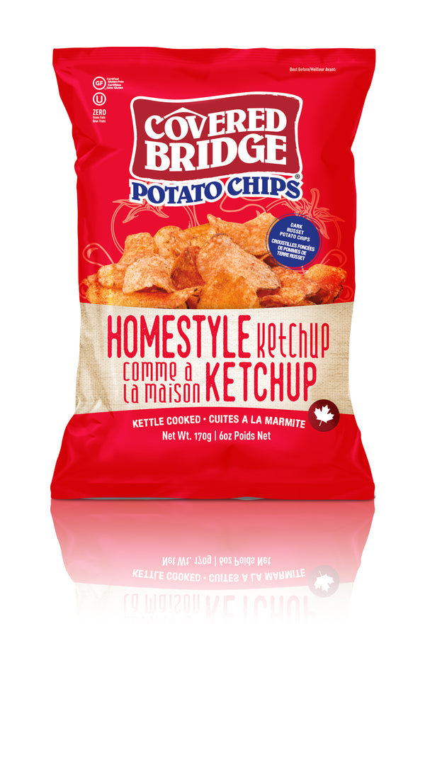 Covered Bridge - Potato Chips - Homestyle Ketchup - 170 g
