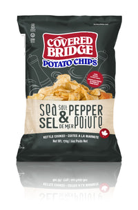 Covered Bridge - Potato Chips - Sea Salt & Cracked Pepper - 170 g