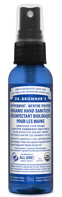Dr. Bronner's Magic Soap - Hand Sanitzer Peppermint