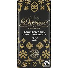 Divine Chocolate - Dark Chocolate, 70% Cocoa