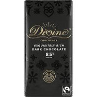 Divine Chocolate - Dark Chocolate, 85% Cocoa