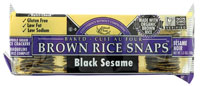 Edward & Sons - Brown Rice Snaps - Black Sesame