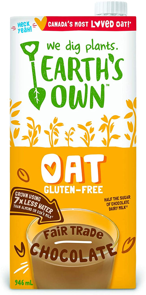 Earth's Own - Oat, Fortified, Fair Trade Chocolate
