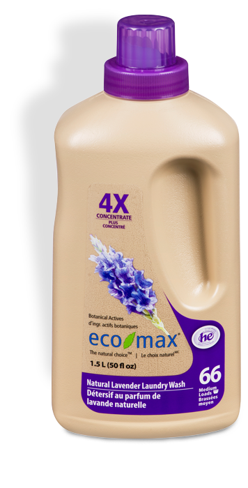 Eco-Max - Laundry Wash, 4X Concentrated, Natural Lavender, HE