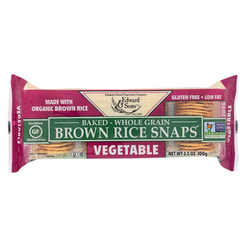 Edward & Sons - Rice Snaps - Vegetable