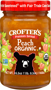 Crofter's - Premium, Peach, Fair Trade Sugar Sweetened