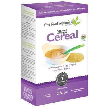 First Food Organics - Infant Cereal, Oatmeal, Organic (6+ months)