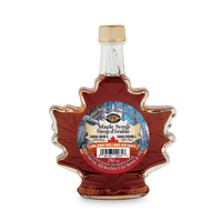 LB Maple Treat - Maple Syrup, Maple Leaf Bottle, Canada Grade A, Dark Robust Taste