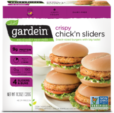Gardein - Chick'n Sliders, Crispy, Mini Burgers w/Buns