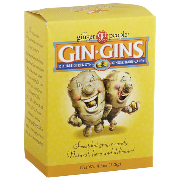 Ginger People - Gin-Gins Double Strength Hard Ginger Candy, Large