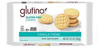 Glutino - Cream Sandwich Cookies, Vanilla Creme Dreams