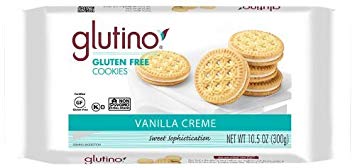 Glutino - Cream Sandwich Cookies, Vanilla Creme Dreams